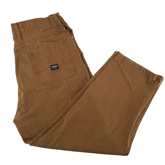 Denizen from Levi's Other - Levi's Denizen Carpenter Pants Mens 34x26 Brown Utility Workwear Relaxed Canvas